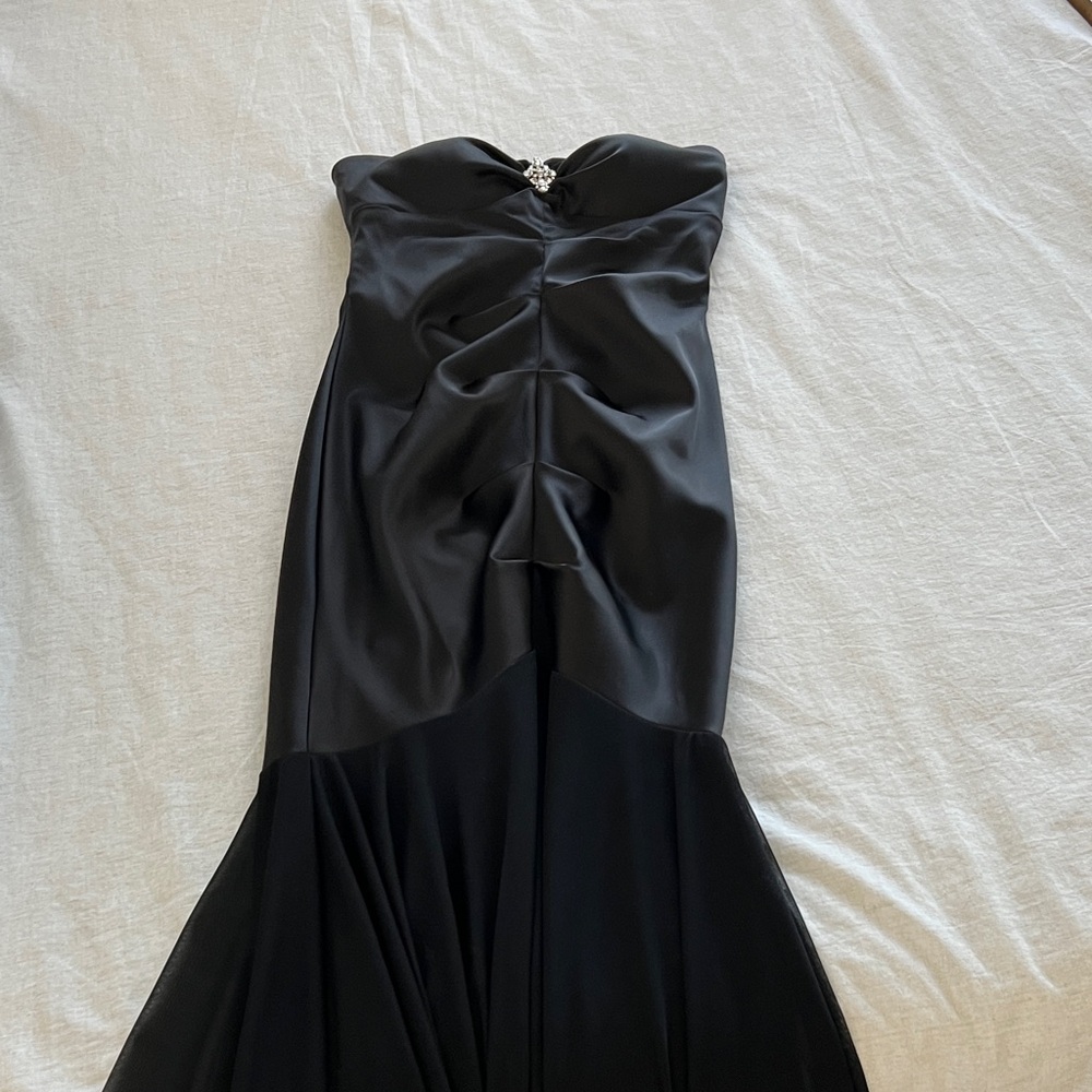 Xscape Black Strapless Dress - Picture 9 of 11